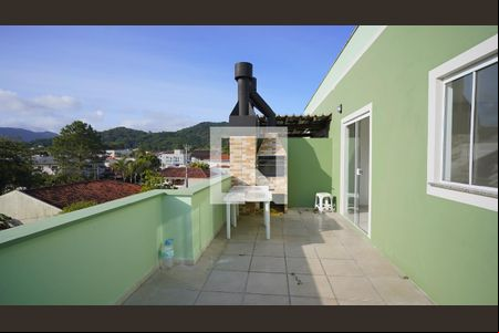 Varanda de apartamento para alugar com 3 quartos, 100m² em Campeche Central, Florianópolis