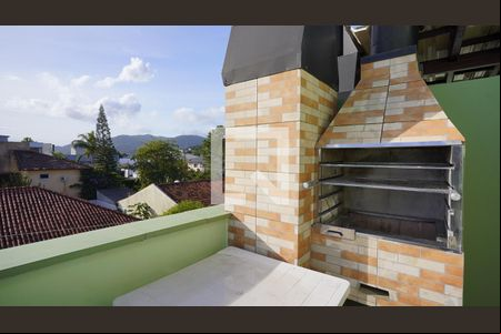 Varanda de apartamento para alugar com 3 quartos, 100m² em Campeche Central, Florianópolis