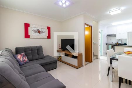 Sala de Estar de casa de condomínio à venda com 2 quartos, 63m² em Água Fria, São Paulo