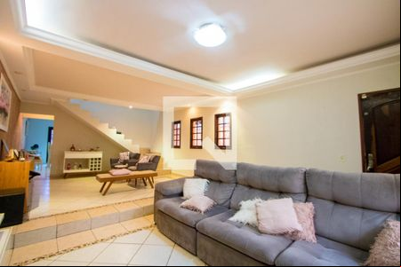 Sala de casa à venda com 3 quartos, 251m² em Vila Tibiriçá, Santo André