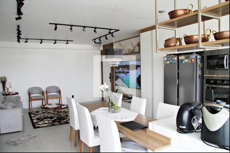 Sala e Cozinha de apartamento para alugar com 2 quartos, 79m² em Vila Augusta, Guarulhos