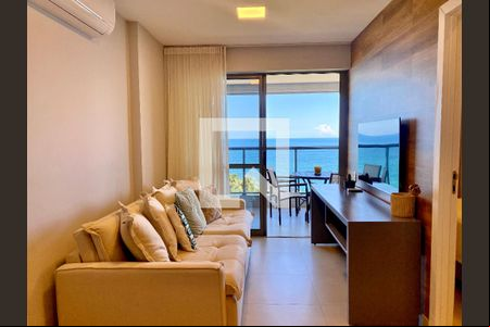Sala de apartamento para alugar com 1 quarto, 38m² em Ondina, Salvador