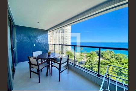 Varanda da Sala de apartamento para alugar com 1 quarto, 38m² em Ondina, Salvador