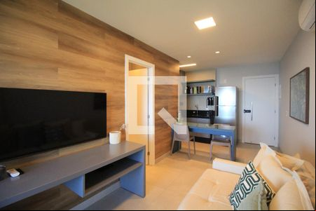 Sala de apartamento para alugar com 1 quarto, 38m² em Ondina, Salvador
