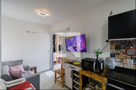 Sala e Cozinha  de apartamento à venda com 2 quartos, 44m² em Cidade Líder, São Paulo