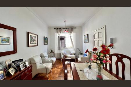 Sala de apartamento à venda com 3 quartos, 110m² em Nova Suíça, Belo Horizonte