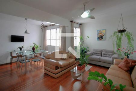 Sala de apartamento para alugar com 3 quartos, 115m² em Santo Antônio, Belo Horizonte