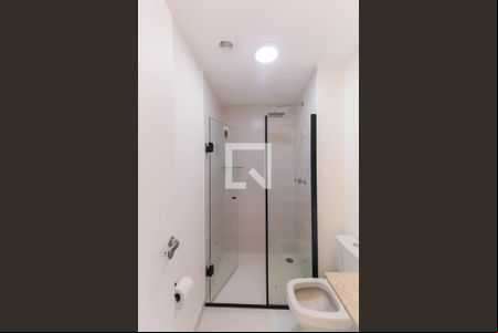 Banheiro de kitnet/studio para alugar com 1 quarto, 25m² em Belenzinho, São Paulo