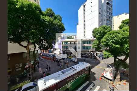 Vista da Sala/Quarto de apartamento à venda com 1 quarto, 25m² em Centro, Rio de Janeiro