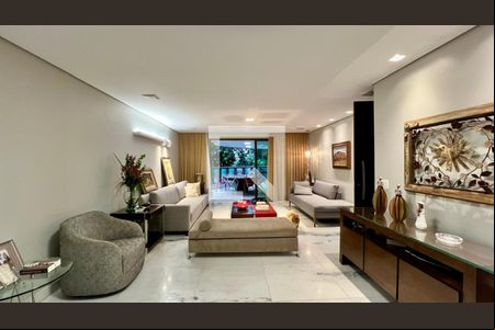 Sala de apartamento para alugar com 4 quartos, 351m² em Lourdes, Belo Horizonte