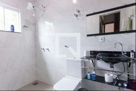 Banheiro da Suíte 1 de casa à venda com 5 quartos, 170m² em Brumadinho, Brumadinho