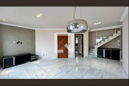 Sala de apartamento à venda com 4 quartos, 212m² em Castelo, Belo Horizonte