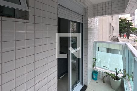 Varanda do Quarto 1 de kitnet/studio para alugar com 1 quarto, 30m² em José Menino, Santos