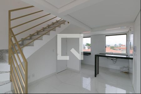 Sala de apartamento à venda com 2 quartos, 100m² em São João Batista, Belo Horizonte