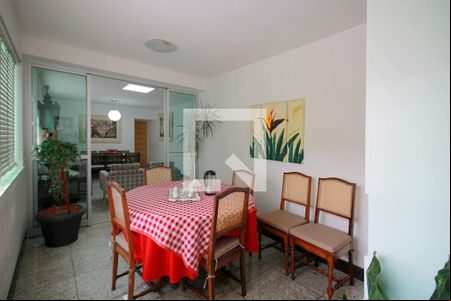 Varanda da Sala de apartamento à venda com 4 quartos, 142m² em Funcionários, Belo Horizonte
