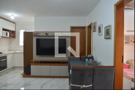 Sala de apartamento para alugar com 2 quartos, 100m² em Vila Tibiriçá, Santo André