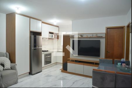 Sala de apartamento para alugar com 2 quartos, 100m² em Vila Tibiriçá, Santo André