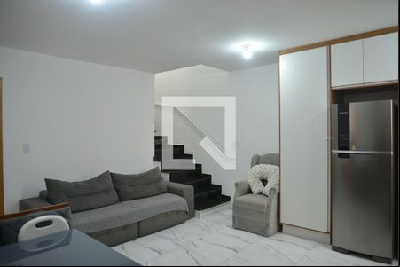 Sala de apartamento para alugar com 2 quartos, 100m² em Vila Tibiriçá, Santo André