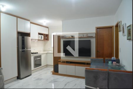 Sala de apartamento para alugar com 2 quartos, 100m² em Vila Tibiriçá, Santo André