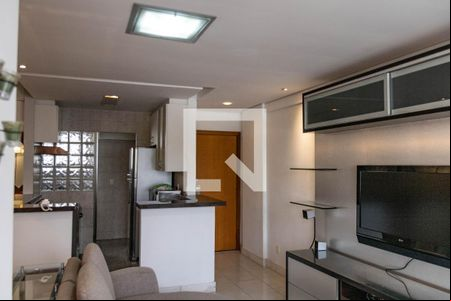 Sala de apartamento para alugar com 2 quartos, 78m² em Belvedere, Belo Horizonte