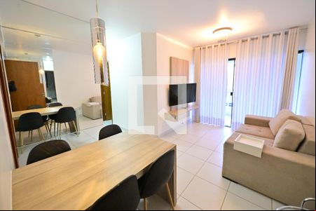 Sala de apartamento para alugar com 2 quartos, 66m² em Alto da Glória, Goiânia