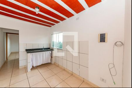 Sala - Cozinha de apartamento para alugar com 1 quarto, 40m² em Alto Caiçaras, Belo Horizonte