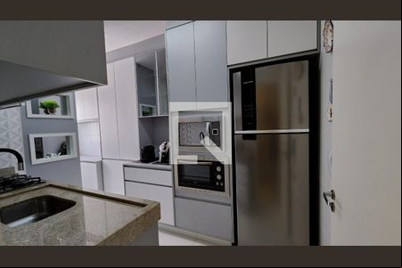 Cozinha e Área de Serviço de apartamento à venda com 2 quartos, 54m² em Jardim das Samambaias, Jundiaí