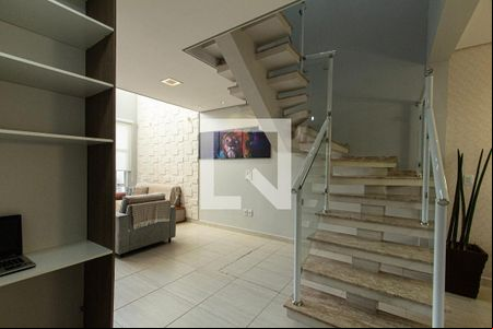 Sala de casa de condomínio para alugar com 3 quartos, 134m² em Loteamento Dinora Rosa, Sorocaba