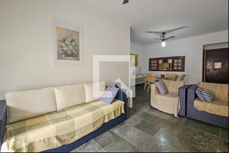 Sala de apartamento para alugar com 3 quartos, 94m² em Balneario Guarujá, Guarujá