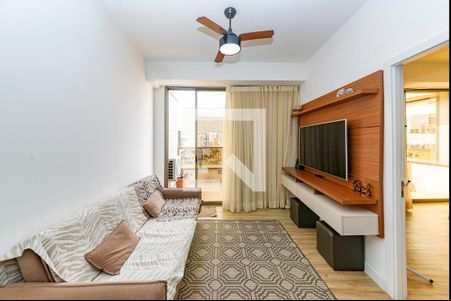 Sala de apartamento para alugar com 2 quartos, 82m² em Barro Preto, Belo Horizonte