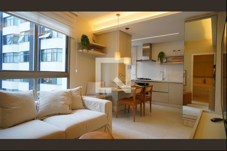 Sala de apartamento para alugar com 1 quarto, 36m² em Centro, Florianópolis