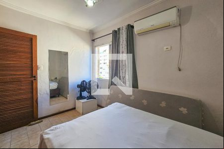 Quarto 1 de apartamento para alugar com 1 quarto, 42m² em Jardim Tres Marias, Guarujá