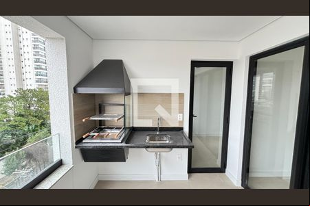 Sala - Sala de Jantar Varanda de apartamento para alugar com 3 quartos, 93m² em Campestre, Santo André