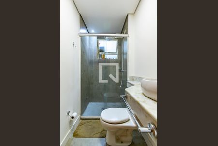 Banheiro de apartamento para alugar com 1 quarto, 65m² em Santa Tereza, Porto Alegre