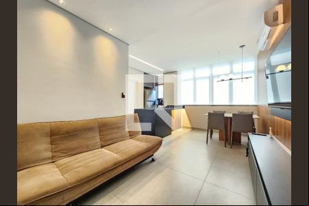 Sala de apartamento para alugar com 1 quarto, 40m² em Savassi, Belo Horizonte
