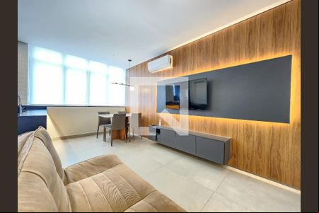 Sala de apartamento para alugar com 1 quarto, 40m² em Savassi, Belo Horizonte