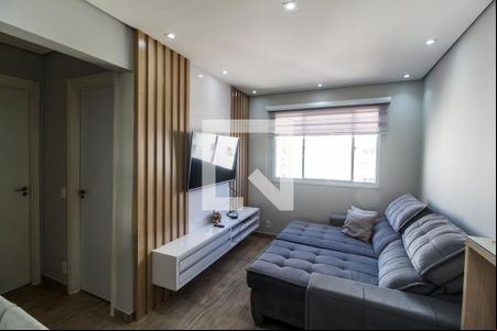 Sala de TV de apartamento à venda com 2 quartos, 52m² em Centro, Barueri