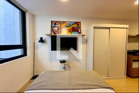 Sala/Quarto de apartamento para alugar com 1 quarto, 31m² em Centro, Rio de Janeiro