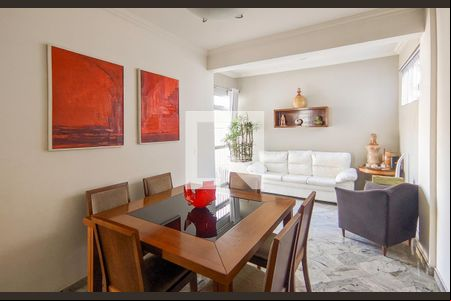 Sala de apartamento à venda com 3 quartos, 150m² em União, Belo Horizonte