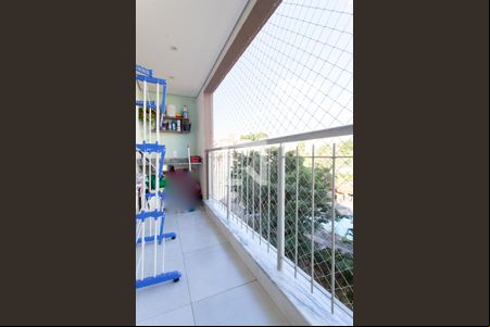 Varanda da Sala de apartamento para alugar com 3 quartos, 97m² em Jardim Guanabara, Belo Horizonte