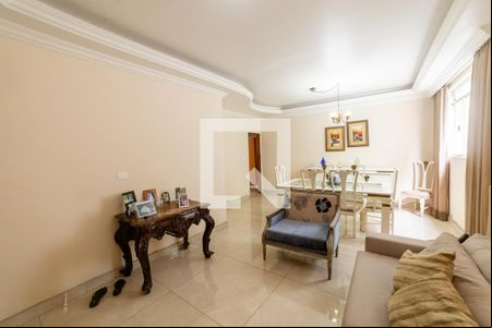 Sala de apartamento para alugar com 3 quartos, 110m² em São Pedro, Belo Horizonte