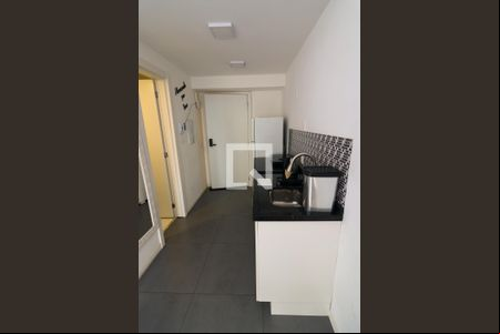 Cozinha de kitnet/studio para alugar com 1 quarto, 27m² em Partenon, Porto Alegre