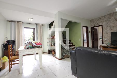 Sala de casa de condomínio à venda com 4 quartos, 124m² em Pechincha, Rio de Janeiro