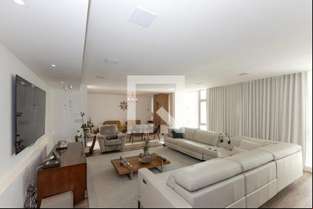 Sala de casa de condomínio à venda com 4 quartos, 420m² em Village Terrasse II, Nova Lima
