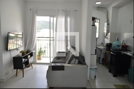 Sala de apartamento para alugar com 2 quartos, 48m² em Rocha, Rio de Janeiro
