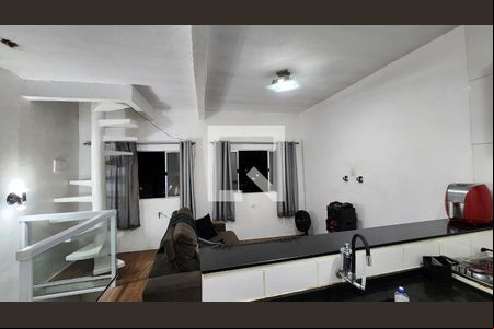 Sala de casa para alugar com 2 quartos, 100m² em Morro Nova Cintra, Santos