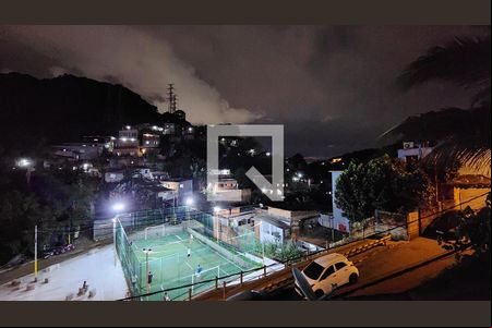 Vista da Sala de casa para alugar com 2 quartos, 100m² em Morro Nova Cintra, Santos