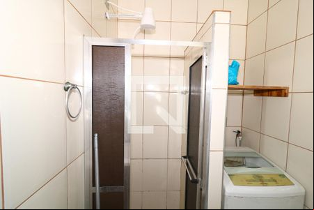 Banheiro e Área de Serviço de apartamento para alugar com 1 quarto, 42m² em Boqueirão, Praia Grande