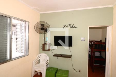 Sala de apartamento para alugar com 1 quarto, 42m² em Boqueirão, Praia Grande