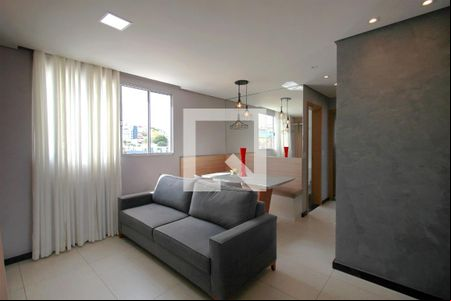 Sala de apartamento à venda com 2 quartos, 58m² em União, Belo Horizonte